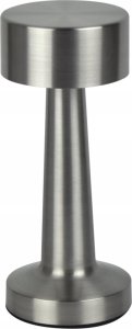 Ikraunamas, stalinis sviestuvas RIWIA, 1W, 120lm, CCT keiciamos spalvos, 1800mAh, sidabrinis 1