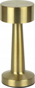 Ikraunamas, stalinis sviestuvas RIWIA, 1W, 120lm, CCT keiciamos spalvos, 1800mAh, auksinis 1