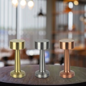 Lampa stołowa Emos Ładowany stolowa lampa RIWIA 1W 120lm CCT zmienne kolory 1800mAh złoty 6