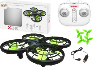 LeanToys Zdalnie Sterowany Dron X26 SYMA Czarny 1