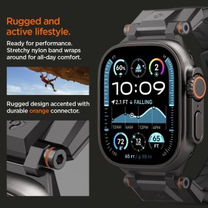 SPIGEN futerał DURAPRO ARMOR do APPLE Watch 6/7/8/9/10/SE/ULTRA 1/2 (44/45/46/49 mm) black 12