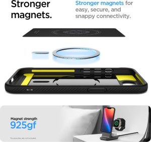 Spigen SPIGEN futerał RUGGED ARMOR MAG kompatybilny z MagSafe do IPHONE SE 4 matte black 14