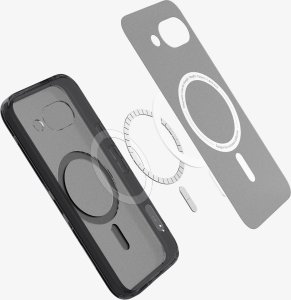 SPIGEN futerał ULTRA HYBRID MAG kompatybilny z MagSafe do GOOGLE PIXEL 9A frost black 3