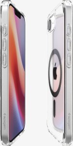 SPIGEN futerał ULTRA HYBRID MAG kompatybilny z MagSafe do IPHONE SE 4 2025 carbon fiber 4
