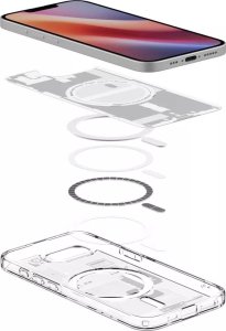 SPIGEN futerał ULTRA HYBRID MAG kompatybilny z MagSafe do IPHONE SE 4 2025 zero one white 2