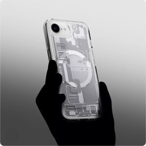 SPIGEN futerał ULTRA HYBRID MAG kompatybilny z MagSafe do IPHONE SE 4 2025 zero one white 3