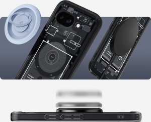 Spigen SPIGEN futerał ULTRA HYBRID MAG kompatybilny z MagSafe do GOOGLE PIXEL 9A zero one black 12