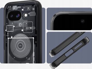 Spigen SPIGEN futerał ULTRA HYBRID MAG kompatybilny z MagSafe do GOOGLE PIXEL 9A zero one black 10