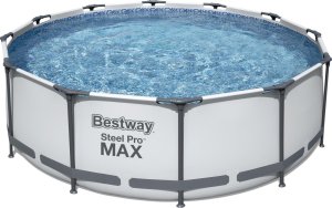 Basen stelażowy 366x100 Steel Pro Max z konstrukcją Bestway 15511 sam basen 1
