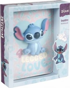 DISNEY FASHION - NOTES B6 / 100 K. /SQUISHY 3D / - WZÓR 1 - STITCH PASTEL 1
