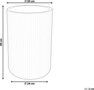 Beliani 30 cm złoty brąz EANTIO 7