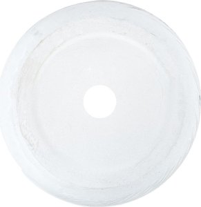 Beliani Doniczka okrągła 43 x 43 x 23 cm złamana biel FTERO 6
