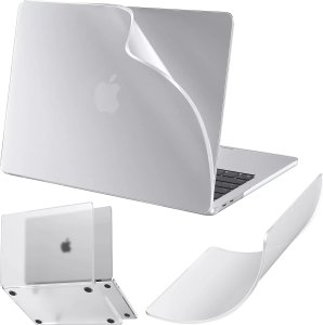 Etui do Apple Macbook Air 13 13.3" - 2018-2021 (M1 A2337/A2179/A1932) Alogy AirGuard Elastyczna obudowa Matowa Przezroczysta Biel 1