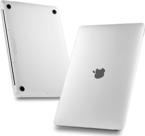 Etui do Apple Macbook Air 13 13.3" - 2018-2021 (M1 A2337/A2179/A1932) Alogy AirGuard Elastyczna obudowa Matowa Przezroczysta Biel 2