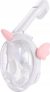 Maska do nurkowania snorkelingu dla dzieci jednorożec unicorn kids biała 1