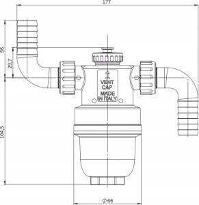 Afriso ACN 120 nautralizator kondensatu 11 120 00 5