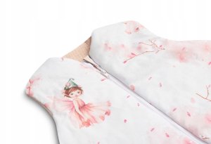 ŚPIWOREK OCIEPLANY XL WRÓŻKI RÓŻOWY TOG 2.5 3