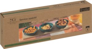 Zestaw do przekąsek z tacą Yucatan 32 cm 4