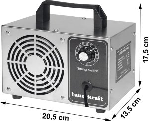 Generator ozonu ozonator oczyszczacz powietrza 60 000 mg/h timer 120W 7