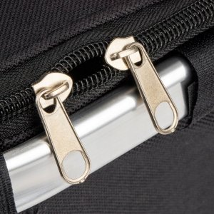 SKŁADANY KOSZYK TERMICZNY PIKNIKOWY NA ZAKUPY PLAŻĘ Z 1 UCHWYTEM - WODOODPORNY, CZARNY 8