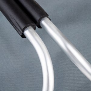 SKŁADANY KOSZYK TERMICZNY PIKNIKOWY NA ZAKUPY PLAŻĘ Z 2 UCHWYTAMI - WODOODPORNY, CZARNY 6