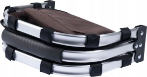 SKŁADANY KOSZYK TERMICZNY PIKNIKOWY NA ZAKUPY, PLAŻĘ Z 1 UCHWYTEM - WODOODPORNY, BRĄZOWY 3