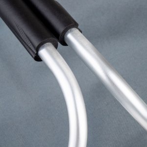 SKŁADANY KOSZYK TERMICZNY PIKNIKOWY NA ZAKUPY PLAŻĘ Z 2 UCHWYTAMI - WODOODPORNY, SZARY 8