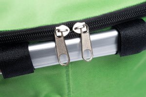 SKŁADANY KOSZYK TERMICZNY PIKNIKOWY NA ZAKUPY, PLAŻĘ Z 1 UCHWYTEM - WODOODPORNY, ZIELONY 5