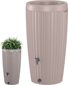 Zbiornik na deszczówkę Mika 240l Beczka na wodę + zestaw przyłączeniowy 4