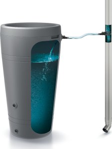 Zbiornik na deszczówkę Mika 240l Beczka na wodę + zestaw przyłączeniowy 5