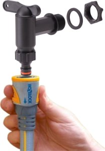 Zbiornik na deszczówkę Mika 240l Beczka na wodę + zestaw przyłączeniowy 7