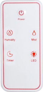 Nawilżacz powietrza filtr odkamieniający aromaterapia pilot timer podświetlenie Bauerkraft 9
