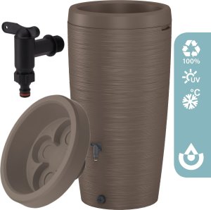 Formplastic Zbiornik na deszczówkę Gobi 240l Beczka na wodę + zestaw przyłączeniowy 2