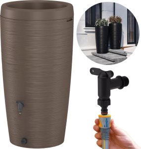 Formplastic Zbiornik na deszczówkę Gobi 240l Beczka na wodę + zestaw przyłączeniowy 3