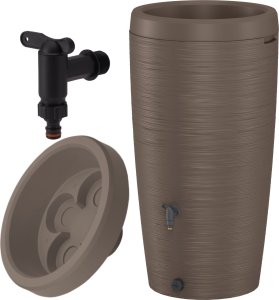 Formplastic Zbiornik na deszczówkę Gobi 240l Beczka na wodę + zestaw przyłączeniowy 4