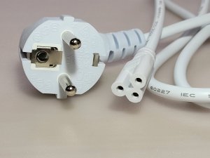 Kabel zasilający Nvox Kabel zasilający z wtyczką do świetlówek LED T5 150 cm 1