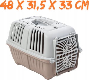 Yarro/Moderna Transporter Pratiko Mały drzwi plastikowe różowo-szary [Y2512] 1