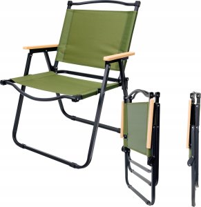 PLATINET CAMPING CHAIR 75X47X39 CM GREEN 45145 1
