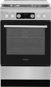 Whirlpool Cooker | WS5G8CHX/E/1 | Hob type Gas | Oven type Electric | Stainless steel | Width 50 cm | LED | Depth 60 cm | 60 L 1