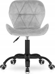 Krzesło obrotowe VASTO OFFICE VELVET GREY SMOKE 2