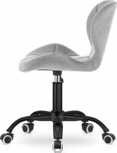 Krzesło obrotowe VASTO OFFICE VELVET GREY SMOKE 3