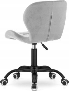 Krzesło obrotowe VASTO OFFICE VELVET GREY SMOKE 4