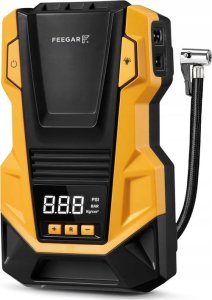 Kompresor samochodowy Feegar Kompresor Samochodowy 12V 230V SPRĘŻARKA POMPKA PRZENOŚNA do Kół LED 5