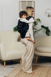 LennyLamb Nosidełko - LennyPreschool: Mała Jodełka Czarny Heban Regulowane 9