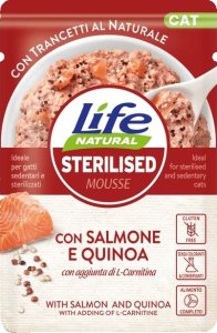 LIFE CAT sasz.70g SALMON STERILISED +     QUINOA /30 1