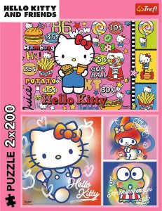 Trefl Puzzle Hello Kitty i przyjaciele 2x200 elementów (13336) 4