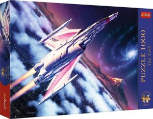 Trefl Puzzle Premium Plus Quality Tea Time: Lot w kosmos 1000 elementów 1