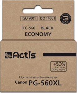 Actis KC-560 Tusz (zamiennik Canon PG-560XL; Supreme; 22 ml; czarny). Drukuje więcej o 50% względem OEM. 1