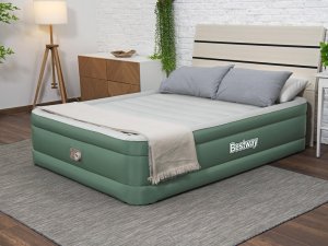 Bestway Bestway Dmuchany materac dwuosobowy samopompujący 203x152x46cm 69646 12