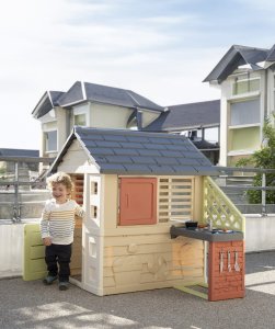 Smoby Domek dla dzieci Nature +17 akcesoriów 2